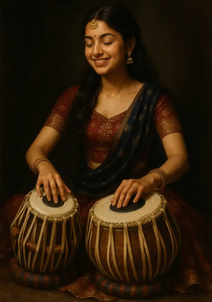 Tabla training classes at Sangeetika Sangeet Mahavidyalaya Sehore